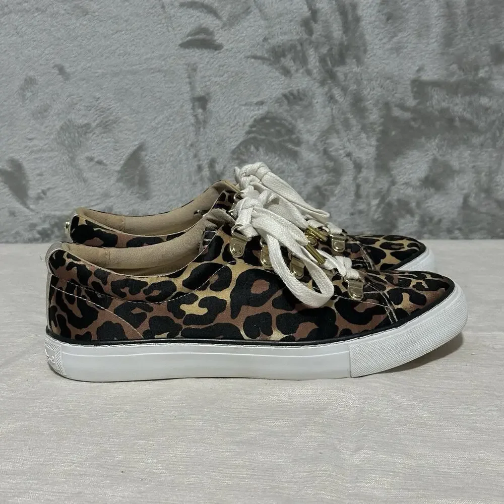 Lilly Pulitzer Hallie Sneaker Womens Size‎ 7 Animal Print Elevated Basics Preppy